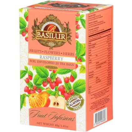 BASILUR Fruit Raspberry přebal 20x2g