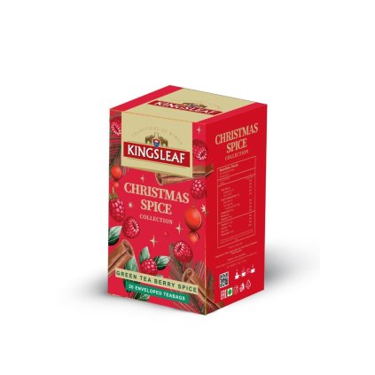 KINGSLEAF Xmas Green Berry Spice přebal 20x1,5g