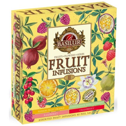 BASILUR Fruit Infusions Assorted Vol.III přebal 40 gastro sáčků