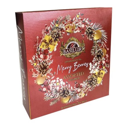 BASILUR Merry Berry Assorted Vol. II přebal 40 gastro sáčků