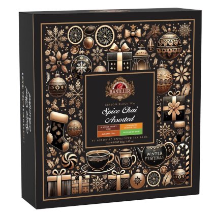 BASILUR Christmas Spice Chai Assorted přebal 40 gastro sáčků