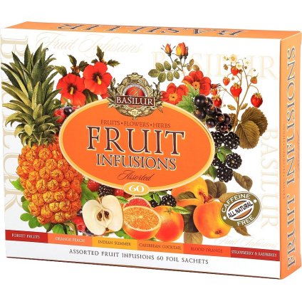 BASILUR Fruit Infusions Assorted přebal 60 gastro sáčků