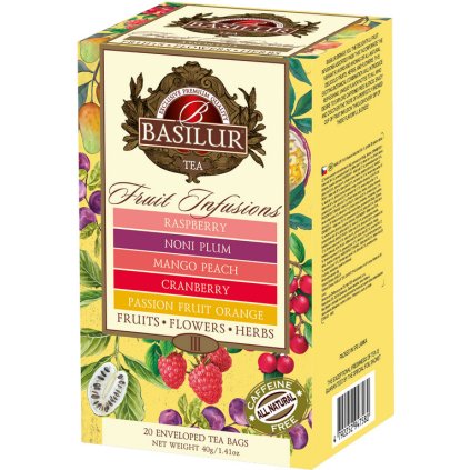 BASILUR Fruit Infusions Assorted Vol. III. přebal 20 gastro sáčků