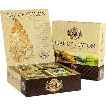 BASILUR Leaf of Ceylon Assorted přebal 40 gastro sáčků