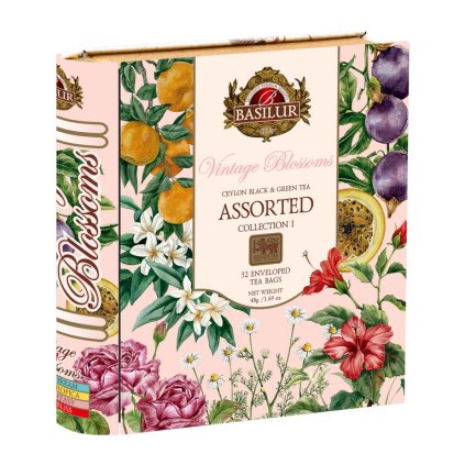 BASILUR Vintage Blossoms Book Assorted plech 32x1,5g