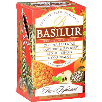 BASILUR Fruit Infusions Assorted Volume II. přebal 25x1,8g