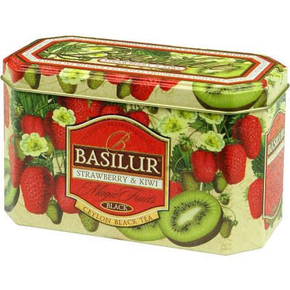 BASILUR Magic Strawberry & Kiwi plech 20x2g