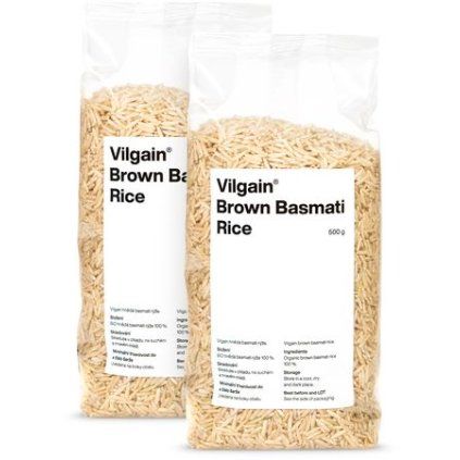Vilgain Basmati rýže hnědá BIO - 500 g