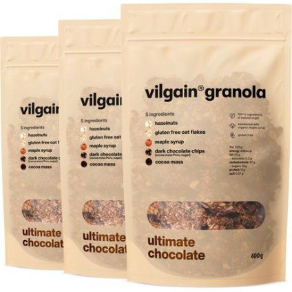 Vilgain Granola - slaný karamel 400 g