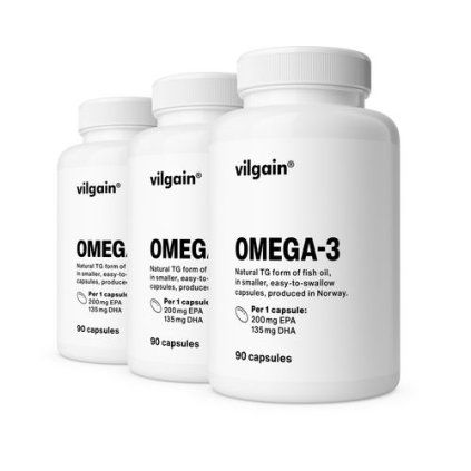 Vilgain Omega-3 - 25 mm 180 kapslí