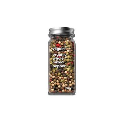 Vilgain Pepř BIO – černý mletý 30 g - barevný celý 60 g