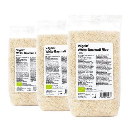 Vilgain Basmati rýže bílá BIO - 1 000 g