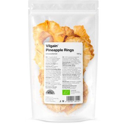 Vilgain Ananas sušený BIO - Kousky 250 g
