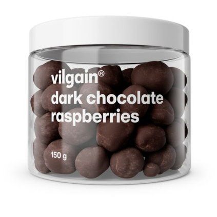 Vilgain Maliny v čokoládě - bílá čokoláda 150 g