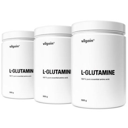 Vilgain L-Glutamin - bez příchutě 500 g
