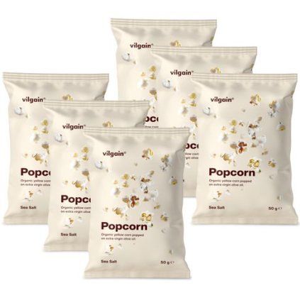 Vilgain Popcorn BIO - mořská sůl 50 g