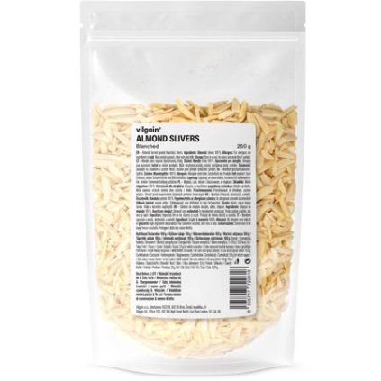 Vilgain Mandle sekané blanšírované - 250 g