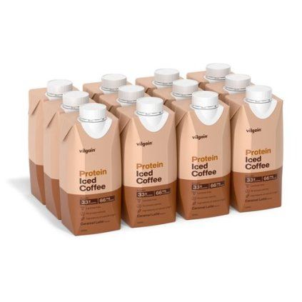 Vilgain Protein Iced Coffee - karamelové latté