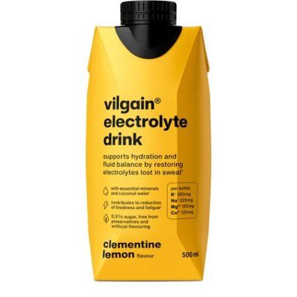 Vilgain Electrolyte Drink - mandarinka s citronem 500 ml