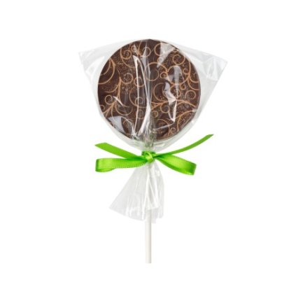 Kulaté lízátko z hořké čokolády, 25 g