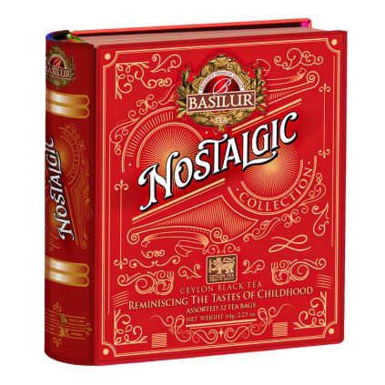 BASILUR Nostalgic Book Assorted plech 32x2g