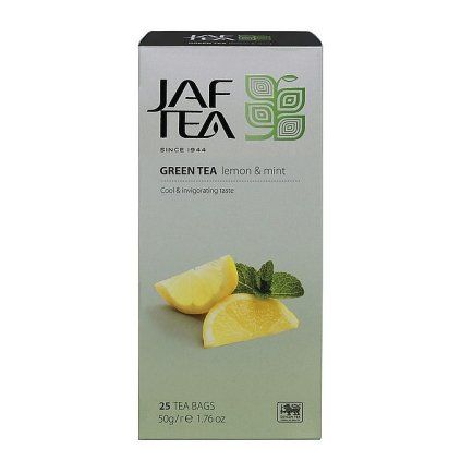 JAFTEA Green Lemon Mint nepřebal 25x2g