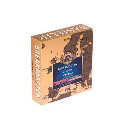 BASILUR Breakfast Tea Assorted Europe přebal 40x2g