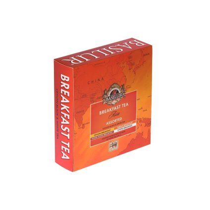 BASILUR Breakfast Tea Assorted Asia přebal 40 gastro sáčků