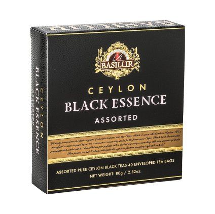 BASILUR Black Essence Assorted přebal 40 gastro sáčků