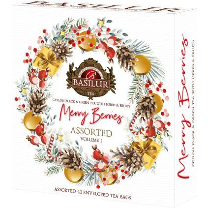 BASILUR Merry Berry Assorted Vol. I přebal 40 gastro sáčků