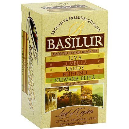 BASILUR Assorted Leaf of Ceylon přebal 25x2g