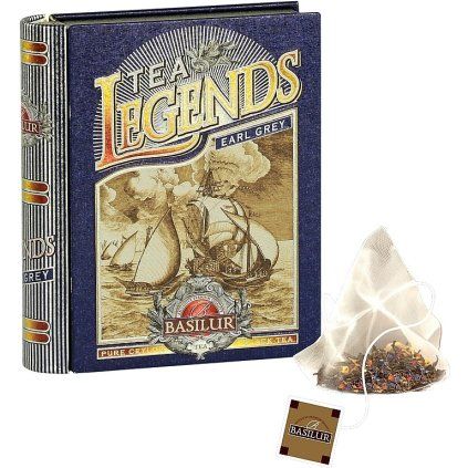 BASILUR Legends Earl Grey plech pyramid 5x2g
