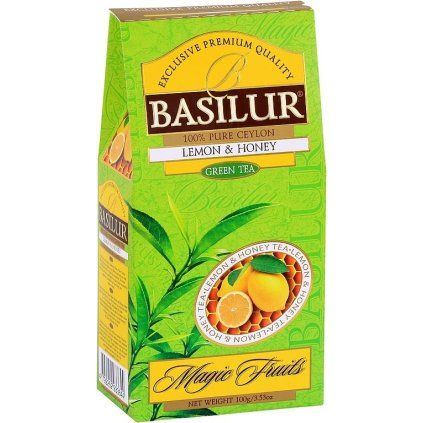 BASILUR Magic Green Lemon & Honey papír 100g