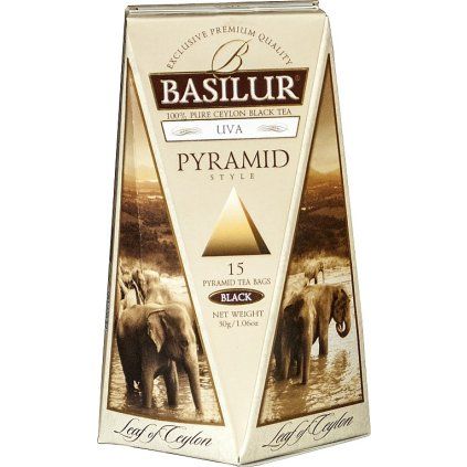 BASILUR Leaf of Ceylon Uva Pyramid 15x2g