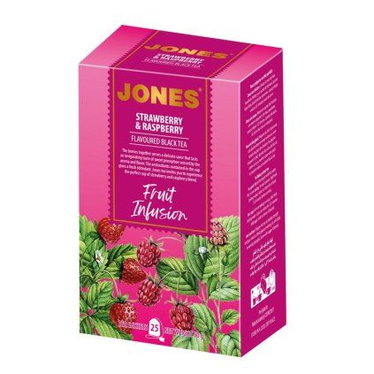 JONES Black Strawberry & Raspberry přebal 25x2g