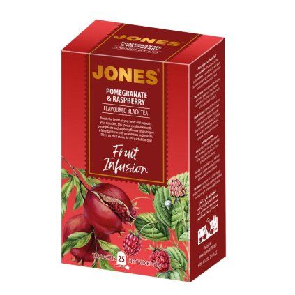 JONES Black Pomegranate & Raspberry přebal 25x2g