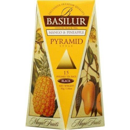 BASILUR Magic Mango & Pineapple Pyramid 15x2g