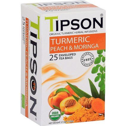 TIPSON BIO Turmeric & Peach Moringa 25x1,5g