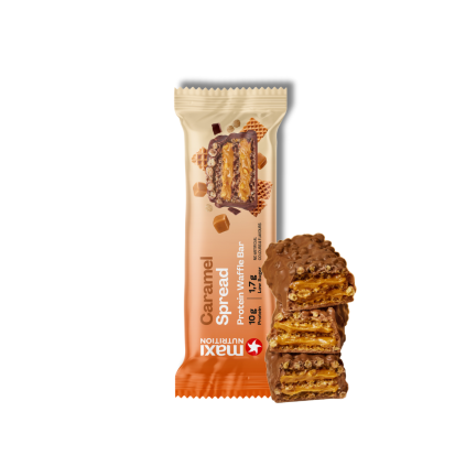 waffle protein bar caramel 39g