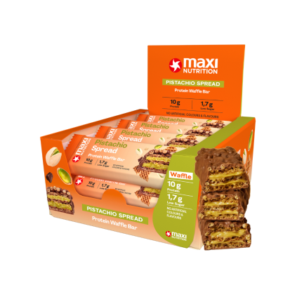waffle protein bar pistacio 12x39g