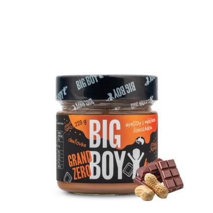 big boy grand zero s mlecnou cokoladou 220g
