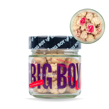 big boy maliny v bile cokolade 70g