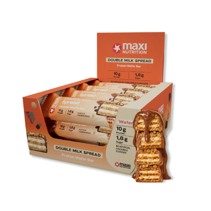 waffle protein bar double milk 12x39 g