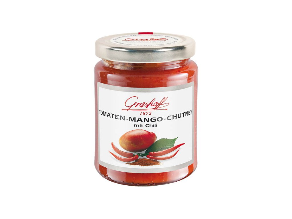 Grashoff rajčatovo mangové čatní s chili 200ml