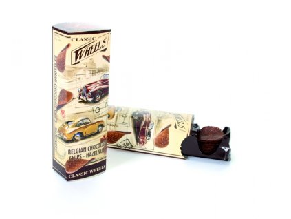 Wheels lískooříškové čokoládové chipsy 125g