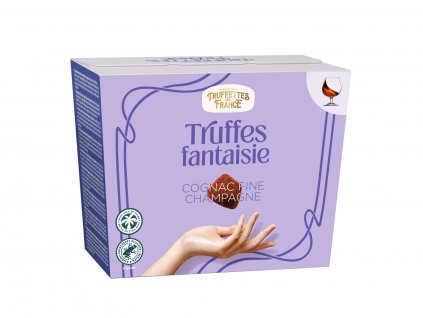 CH02 Francouzské čokoládové lanýže s příchutí Champagne Truffettes de France Chocmod 200g