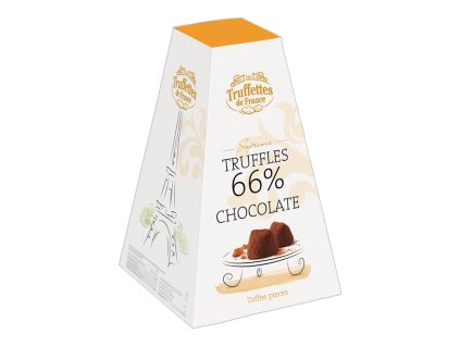 CH09 Francouzské čokoládové lanýže s kousky karamelu Supréme 66 % Truffettes de France Chocmod 200g