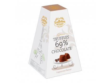 CH06 Francouzské čokoládové lanýže s příchutí cappuccino Supréme 69 % Truffettes de France Chocmod 200g