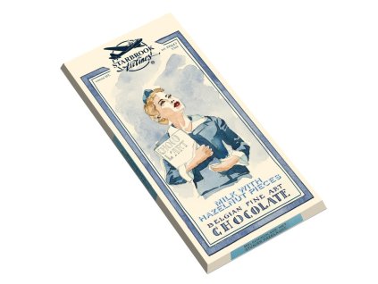 ST03 Mléčná čokoláda s lískovými ořechy Starbrook 85g