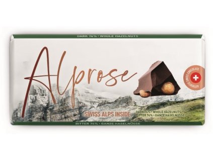 34124 alprose svycarska horka cokolada s liskovymi orechy 300g